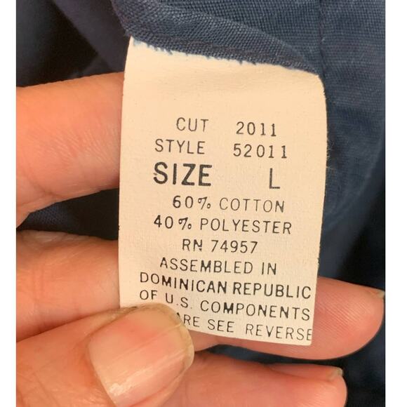 Arnold Palmer vintage men blue zipper light jacket size Large - Picture 4 of 8